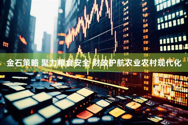 金石策略 聚力粮食安全 财政护航农业农村现代化